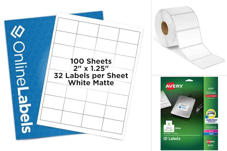 Detailed view of Best 1.25×2 Labels