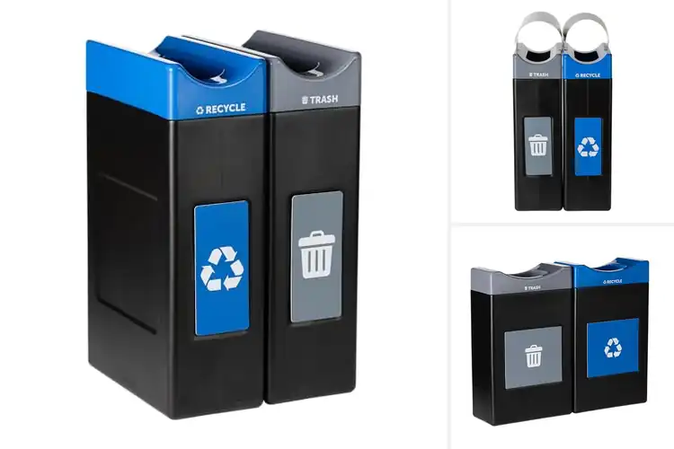 Detailed view of Best 2-30 Gallon Narrow Units For Trash And Recycling