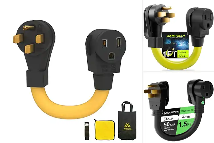 Detailed view of Best 250V 12500W Rated RV Adapters