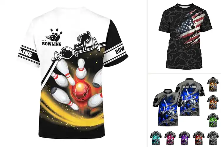 Detailed view of Best 3D Print Bowling Jersey
