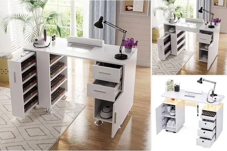 Detailed view of Best Acetone Resistant Nail Tables