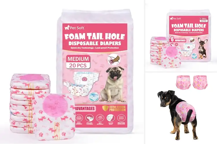 Detailed view of Best Adjustable Tail Hole Diapers: Top 10 Pet-Friendly Picks