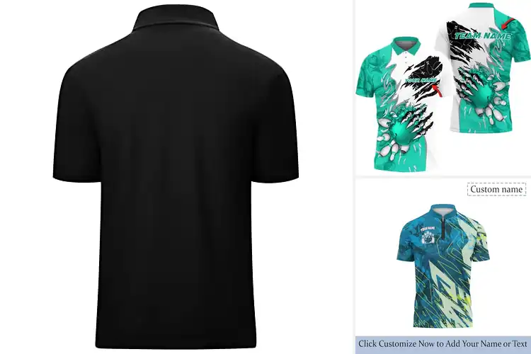 Detailed view of Best Bowling Quarter-Zip Shirts
