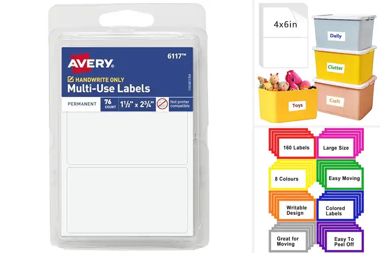 Detailed view of Best Box Labels: Organize Your Space with Ease & Style