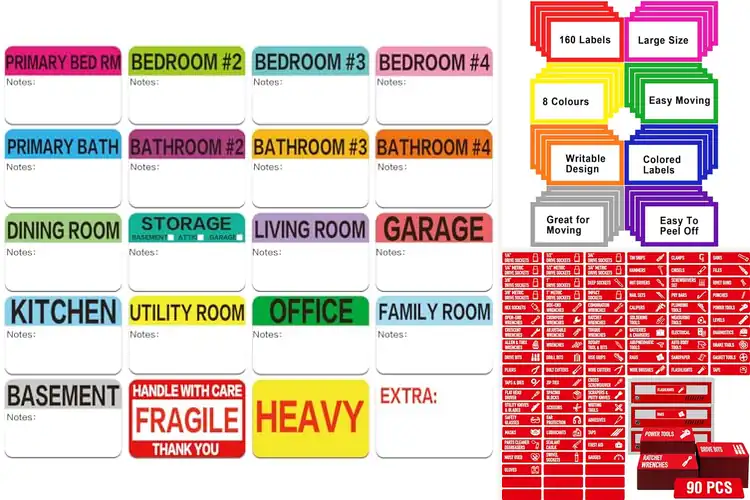 Detailed view of Best Boxed Labels for Effortless Organization