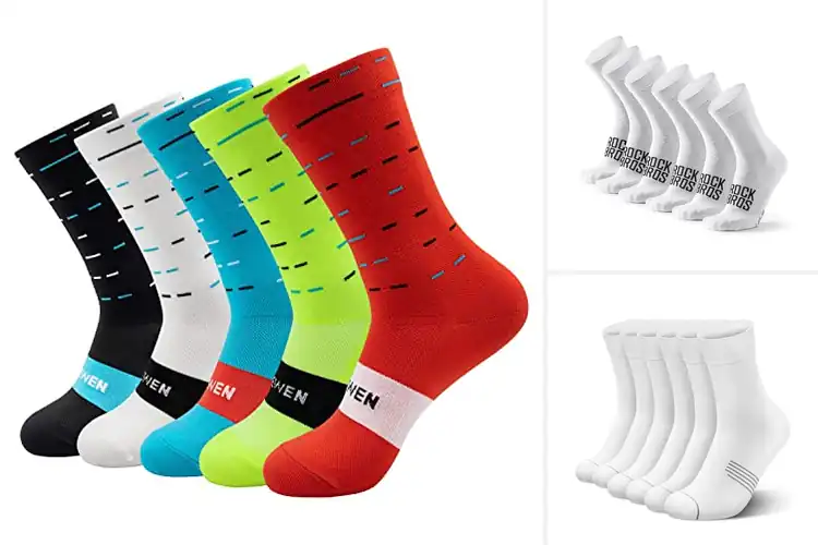 Detailed view of Best Compression Cycling Socks
