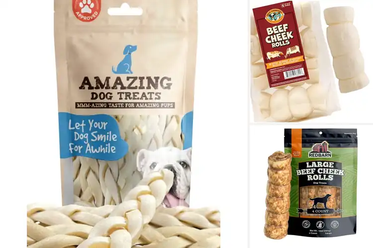 Detailed view of Best Cow Cheek Dog Treats: Happy, Healthy Chewing