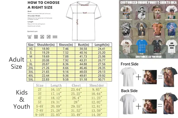 Detailed view of Best Custom 3D Print Shirts