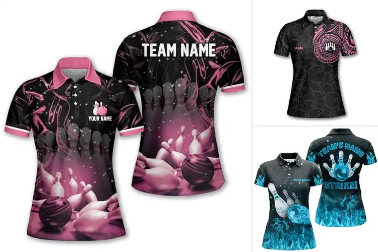 Detailed view of Best Custom Bowling Jersey Women