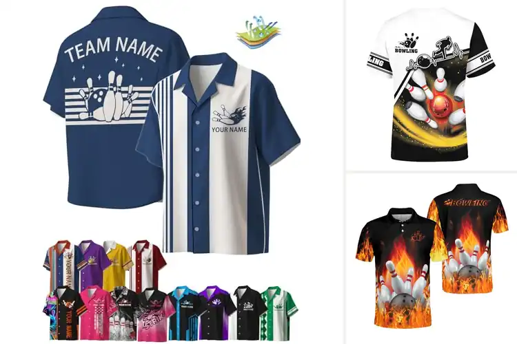 Detailed view of Best Custom Bowling Shirts
