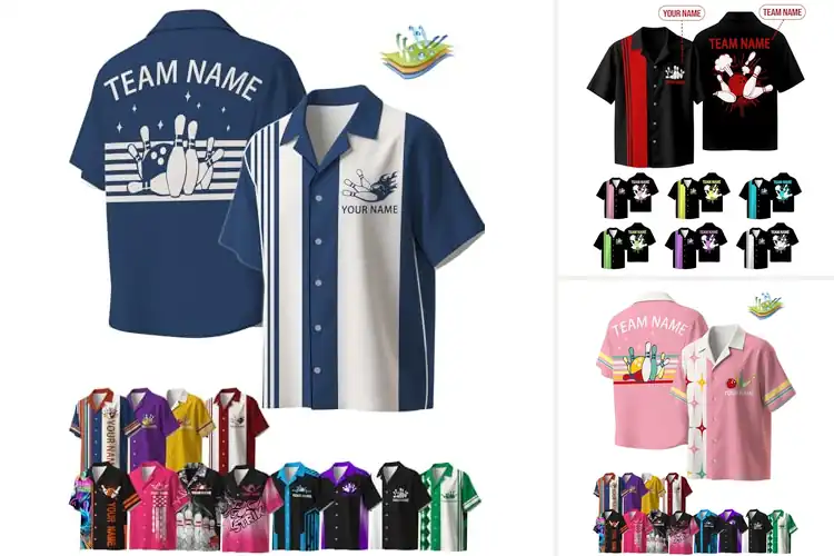 Detailed view of Best Custom Bowling Team Shirts: Stand Out, Bowl in Style