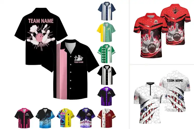 Detailed view of Best Customizable Bowling Jersey: Stand Out, Play Bold
