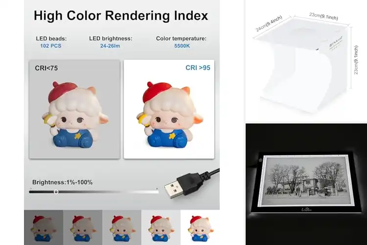 Detailed view of Best Desktop Light Boxes