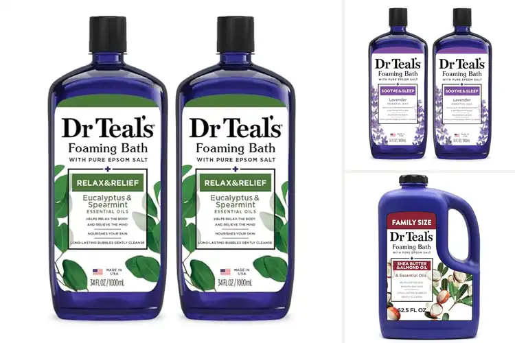 Detailed view of Best Foaming Bath Soaks