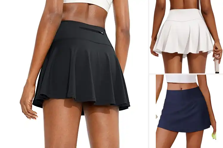 Detailed view of Best High Waisted Tennis Skirts