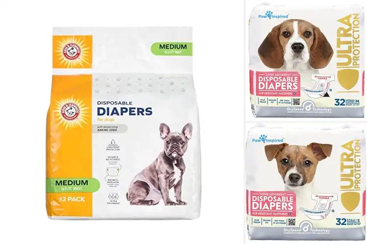 Detailed view of Best Incontinence Dog Diapers For Female Dogs
