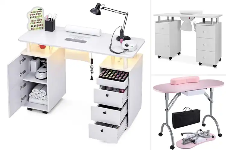 Detailed view of Best Manicure Tables: Upgrade Your Nail Care Setup Today
