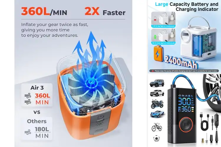 Detailed view of Best Mini Air Pumps: Top 10 Tested for Ultimate Convenience