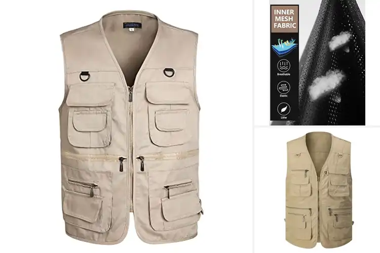 Detailed view of Best Multi Pocket Vests