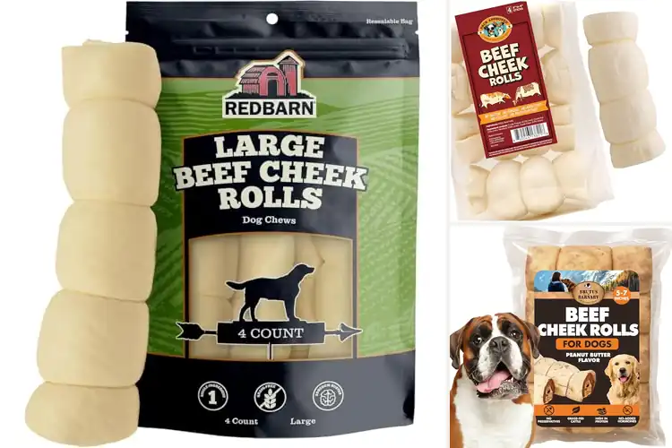 Detailed view of Best Natural Beef Cheek Rolls: Top 10 for Happy Pups