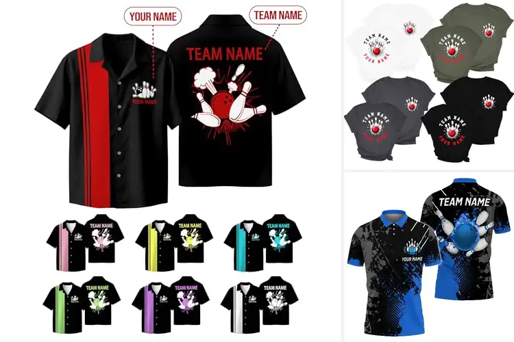 Detailed view of Best Personalized Bowling Apparel