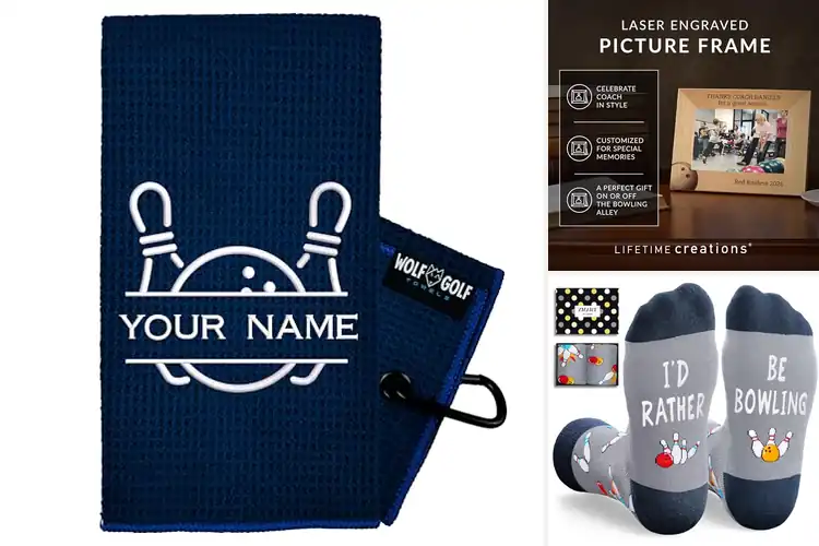 Detailed view of Best Personalized Bowling Gifts
