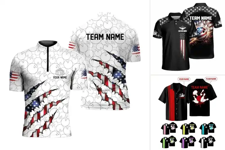 Detailed view of Best Personalized Bowling Jerseys