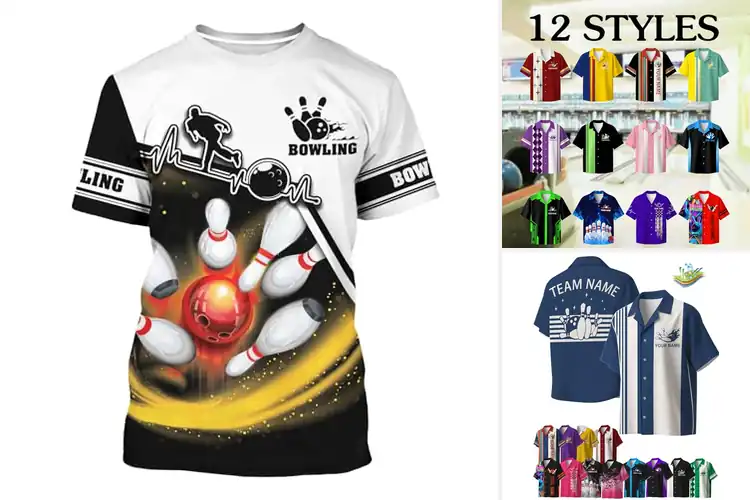Detailed view of Best Personalized Bowling Shirts
