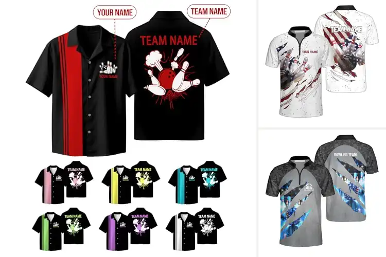 Detailed view of Best Personalized Team Bowling Jersey