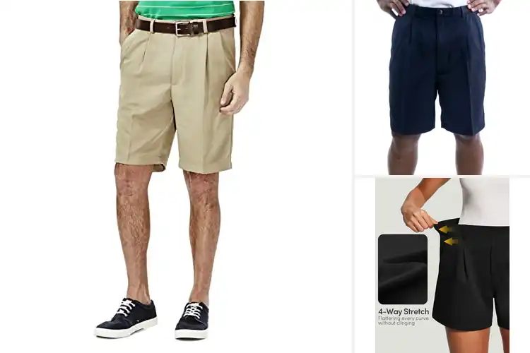 Detailed view of Best Pleated Front Shorts