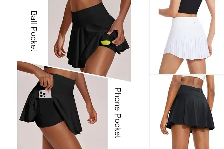 Detailed view of Best Pleated Tennis Skirts