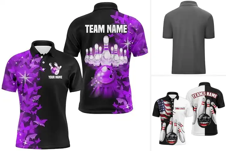 Detailed view of Best Polo & Quarter-Zip Bowling Shirts