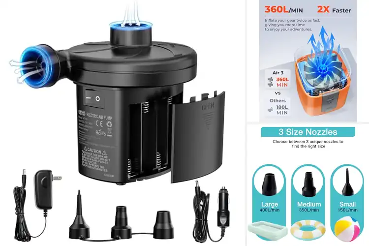 Detailed view of Best Portable Air Mattress Pumps: Quick, Easy, Hassle-Free