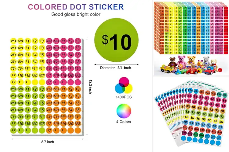 Detailed view of Best Price Stickers