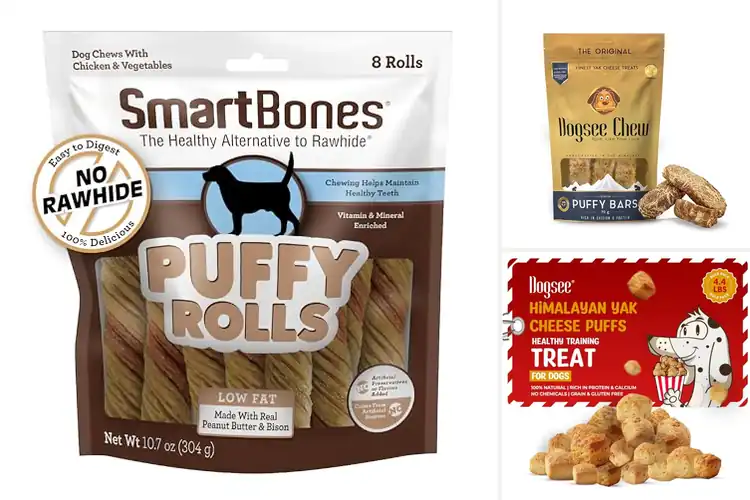 Detailed view of Best Puffy Lightweight Chews