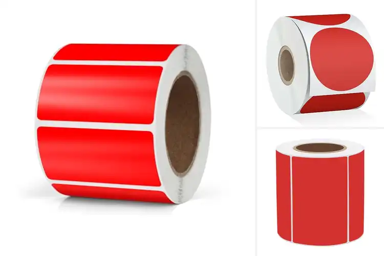 Detailed view of Best Red Roll Labels