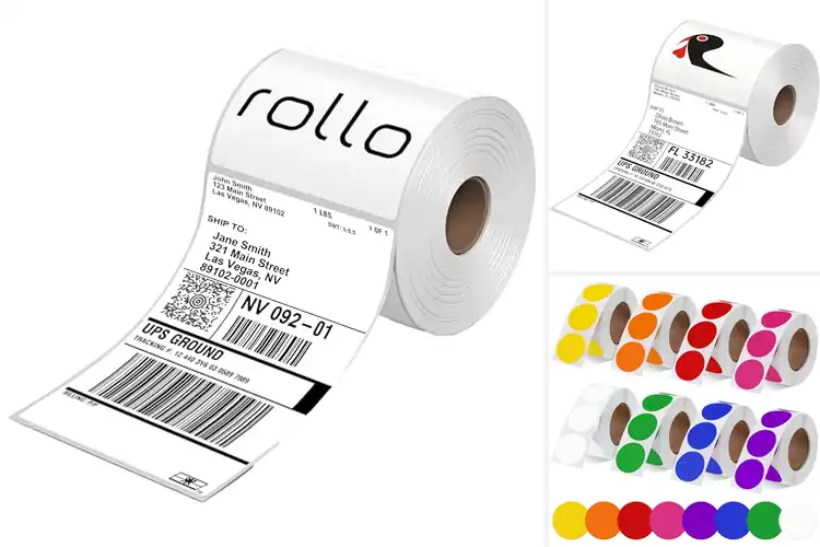 Detailed view of Best Roll Labels 500 Per Roll