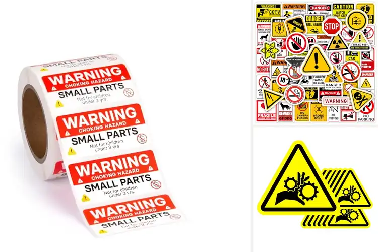Detailed view of Best Safety Warning Labels