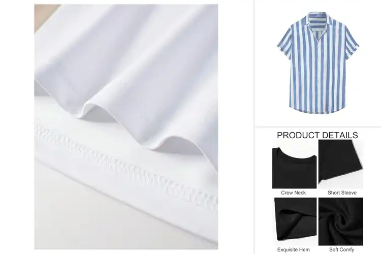 Detailed view of Best Stylish Shirts: 10 Summer Must-Haves for a Sharp Look