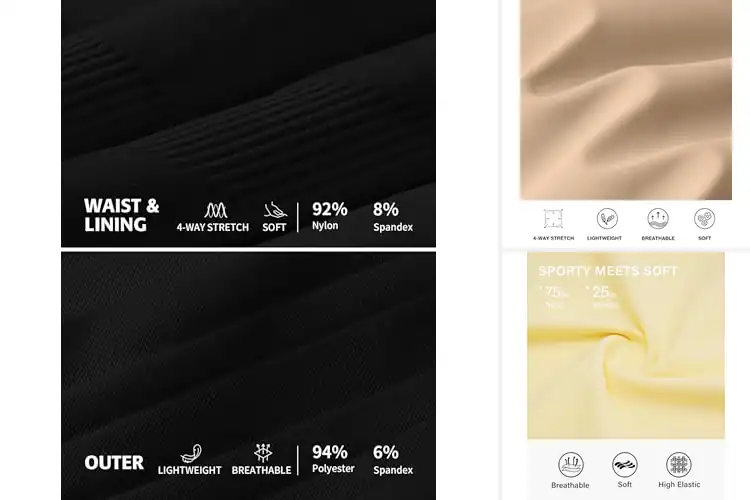 Detailed view of Best Tennis Skirts With Pockets And Mesh Liner