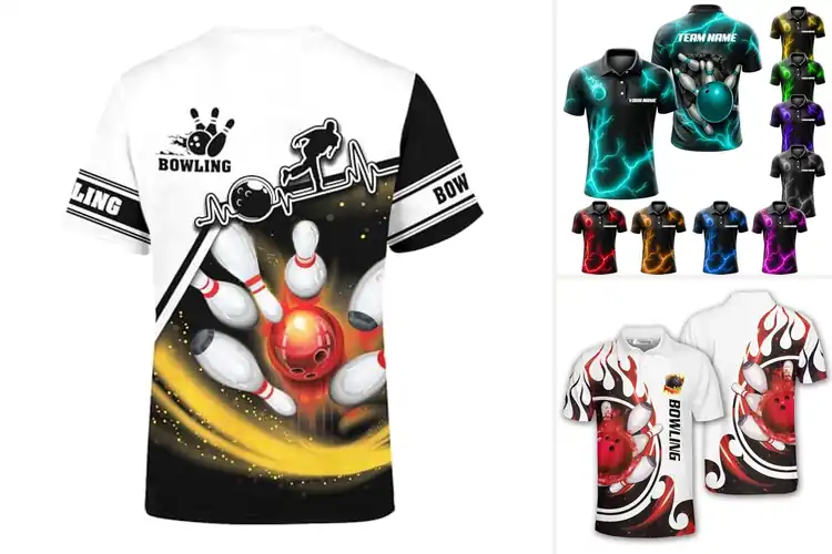 Detailed view of Best Unisex Bowling Shirt Sizing