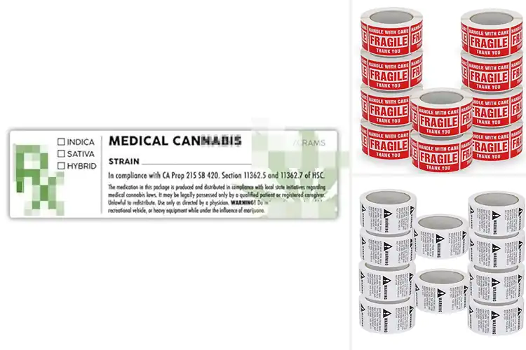 Detailed view of Best Warning Labels Rolls