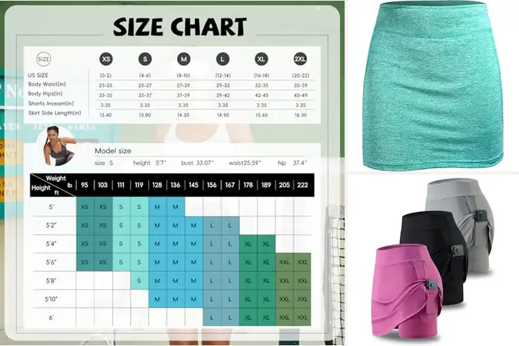 Detailed view of Best Workout Skirts With Pockets