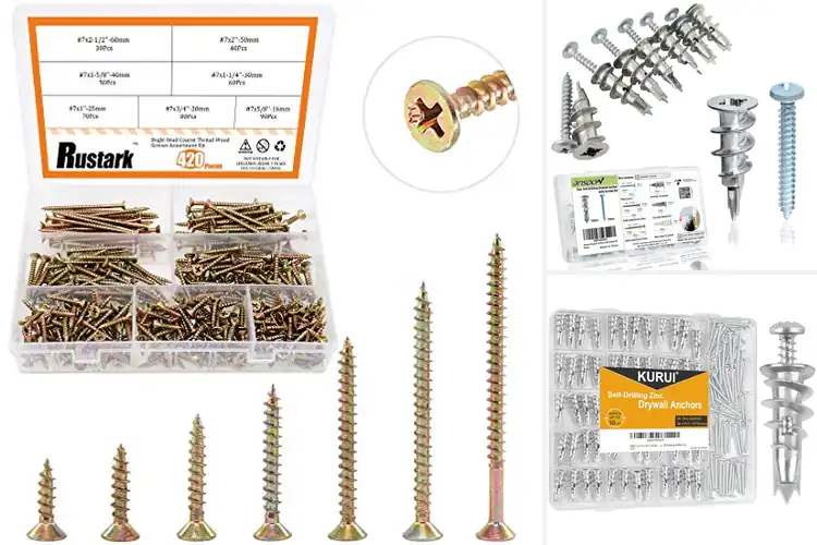 Detailed view of Best Zinc Drywall Screws : Rock-Solid Results